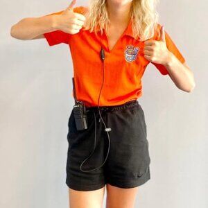 Mid Waist Black Nike Shorts